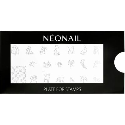 NEONAIL Plaque de Stamping 28 - Animaux Spirituels - Publicité NEONAIL Plaque de Stamping 28 - Animaux Spirituels - Publicité