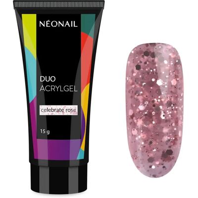 NEONAIL Marka Celebrate Rose Gel do Paznokci - Żel i Akryl - 15g NEONAIL Marka Celebrate Rose Gel do Paznokci - Żel i Akryl - 15g