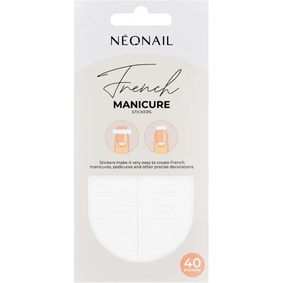 Adesivi French Manicure NEONAIL - 40 pz - Stickers per unghie in gel e acrilico Adesivi French Manicure NEONAIL - 40 pz - Stickers per unghie in gel e acrilico