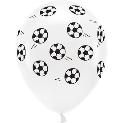 PartyDeco ECO33P-203-008-6 Öko-Partyballon Fußball - Partydekoration PartyDeco ECO33P-203-008-6 Öko-Partyballon Fußball - Partydekoration