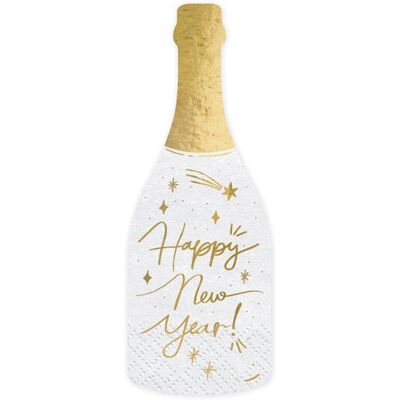 PartyDeco SPK22 Gold Weiß Papierservietten - paper napkins PartyDeco SPK22 Gold Weiß Papierservietten - paper napkins