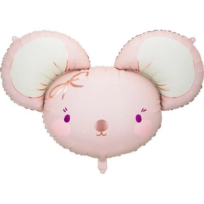 PartyDeco FB190 Pink Mouse Folienballon - Partydekoration PartyDeco FB190 Pink Mouse Folienballon - Partydekoration