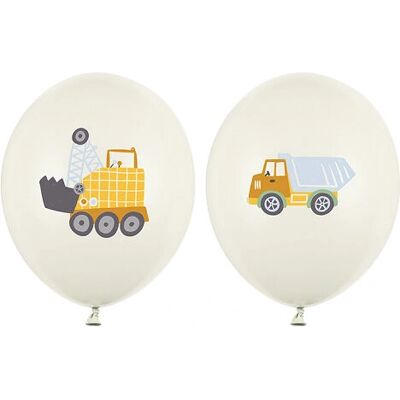 Pricenet Baufahrzeuge Ballons - 50 Stück Pricenet Baufahrzeuge Ballons - 50 Stück