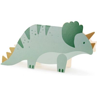 PartyDeco Triceratops Einladung - Party Typ PartyDeco Triceratops Einladung - Party Typ