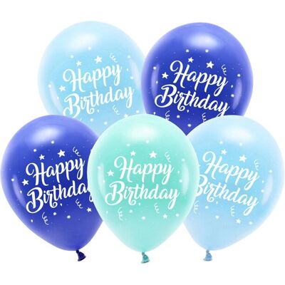 PartyDeco ECO26P-201-001-5 Blaue Eco-Ballon - Partydekoration PartyDeco ECO26P-201-001-5 Blaue Eco-Ballon - Partydekoration