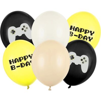 PartyDeco - SB14P-336-000-6 - Pastell - Schwarz - balloons PartyDeco - SB14P-336-000-6 - Pastell - Schwarz - balloons
