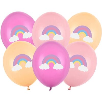 PartyDeco - SB14P-339-000-6 - Pink/Orange - 30 cm - Partydekorationen PartyDeco - SB14P-339-000-6 - Pink/Orange - 30 cm - Partydekorationen
