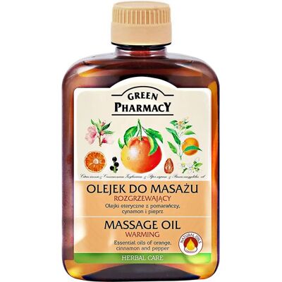 Huile de Massage Orange - Chauffante, Naturelle, 200ml Huile de Massage Orange - Chauffante, Naturelle, 200ml