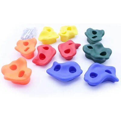 Northix Klettersteine - Klettern für Kinder - 10 Stück Northix Klettersteine - Klettern für Kinder - 10 Stück