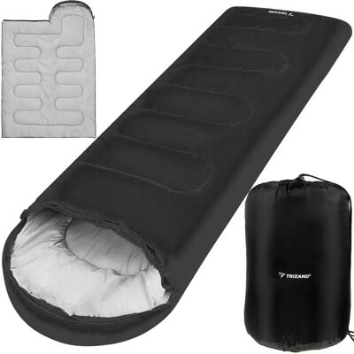Trizand 21084 Schwarzer 2-in-1 Schlafsack Trizand 21084 Schwarzer 2-in-1 Schlafsack