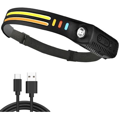 Trizand 21652 USB Pannlämpa - 350 LM, 6 Tilaa, Vesitiivis Trizand 21652 USB Pannlämpa - 350 LM, 6 Tilaa, Vesitiivis