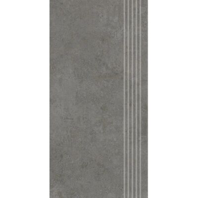 Paradyż Stopnica Nacinana Pure Art Grey Mat 29,8x59,8 - Płytka Paradyż Stopnica Nacinana Pure Art Grey Mat 29,8x59,8 - Płytka