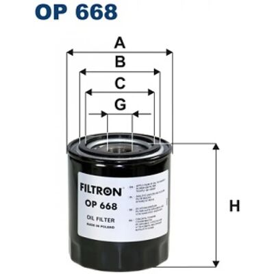 Filtron - OP 668 - M23x1.5 - Ölfilter Filtron - OP 668 - M23x1.5 - Ölfilter
