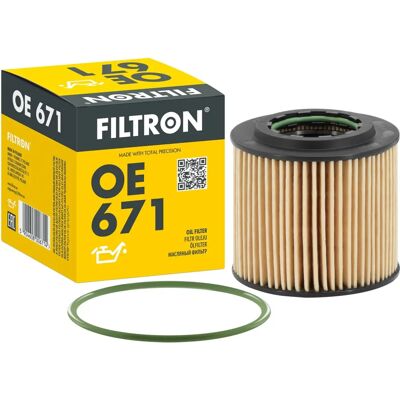 Filtron OE 671 Oliefilter - Compatibel met Seat, Skoda, VW, Mercedes-Benz Filtron OE 671 Oliefilter - Compatibel met Seat, Skoda, VW, Mercedes-Benz