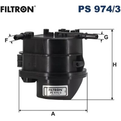 Filtron PS 974/3 - Brændstoffilter Filtron PS 974/3 - Brændstoffilter