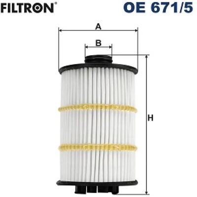 Filtron OE 671/5 - Filtr oleju - Kompatybilny z Audi A6, A7, A8, Bentley Filtron OE 671/5 - Filtr oleju - Kompatybilny z Audi A6, A7, A8, Bentley