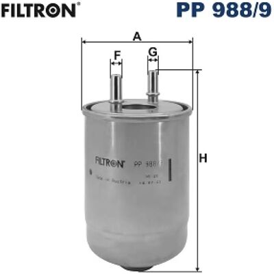 FILTRON PP 988/9 - Filtro carburante Renault Scenic 3, Mégane 3 FILTRON PP 988/9 - Filtro carburante Renault Scenic 3, Mégane 3