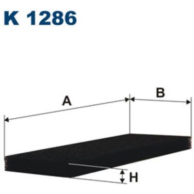 FILTRON K 1286 Kabine Luftfilter FILTRON K 1286 Kabine Luftfilter