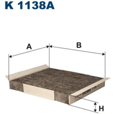Filtron K 1138A - Innenraumfilter Aktivkohle Filtron K 1138A - Innenraumfilter Aktivkohle