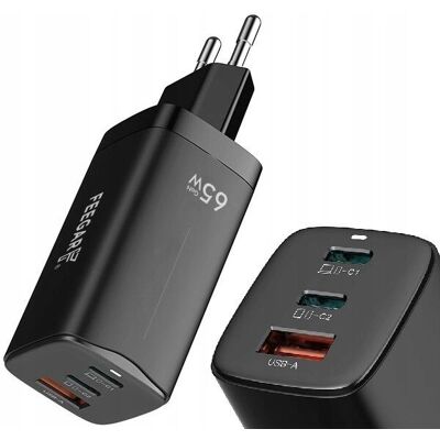 Ładowarka wieloportowa Feegar Gall GaN 65W USB-C Ładowarka wieloportowa Feegar Gall GaN 65W USB-C