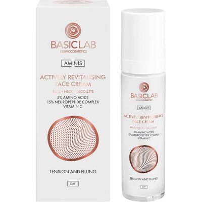 BasicLab Dermocosmetics Aminis Revitalizing Cream - Face, Neck & Chest - Anti-Aging 50ml BasicLab Dermocosmetics Aminis Revitalizing Cream - Face, Neck & Chest - Anti-Aging 50ml