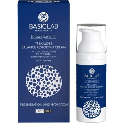 BasicLab TREHALOZ WIEDERHERSTELLUNGSCREAM - Trehalose, Gluconolacton, Pentavitin, Neuropeptid, Hautregeneration BasicLab TREHALOZ WIEDERHERSTELLUNGSCREAM - Trehalose, Gluconolacton, Pentavitin, Neuropeptid, Hautregeneration