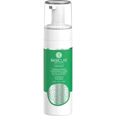 BasicLab Dermocosmetics Micellis Schiuma Detergente Delicata per Pelle Grassa e Tendenza all'Acne 150 ml BasicLab Dermocosmetics Micellis Schiuma Detergente Delicata per Pelle Grassa e Tendenza all'Acne 150 ml