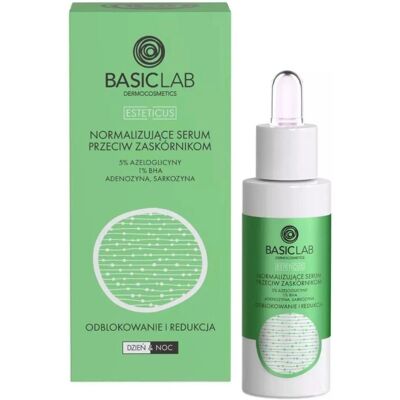 BasicLab Dermocosmetics Azeloglycine Serum 30ml mot kviser BasicLab Dermocosmetics Azeloglycine Serum 30ml mot kviser