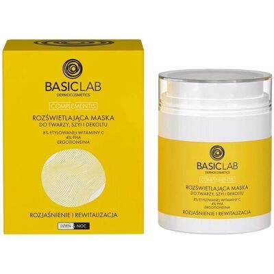 BasicLab Dermocosmetics Complementis - Oppklarende ansiktsmaske - Matt hud - 50ml BasicLab Dermocosmetics Complementis - Oppklarende ansiktsmaske - Matt hud - 50ml