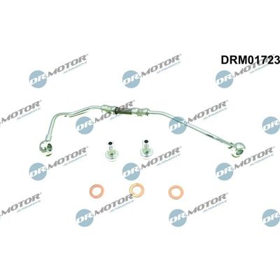 Dr.motor Turbocharger Oljeledning - Kompatibel med Alfa Romeo Mito, Chevrolet Aveo, Fiat Dr.motor Turbocharger Oljeledning - Kompatibel med Alfa Romeo Mito, Chevrolet Aveo, Fiat