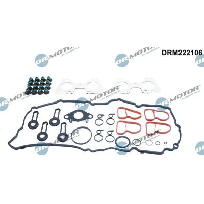 Dr.motor Cylinder Head Gasket Set - Valve Seal, Intake/Exhaust, BMW Dr.motor Cylinder Head Gasket Set - Valve Seal, Intake/Exhaust, BMW