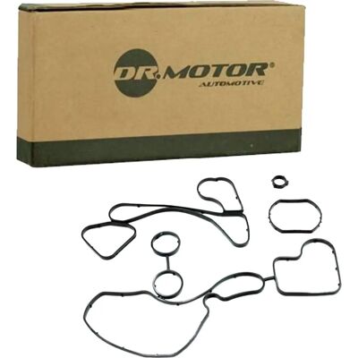 Dr.motor Ölkühler Dichtungssatz - Für Audi A4, A5, A6, A7, A8, Q5, Q7, Porsche Macan Dr.motor Ölkühler Dichtungssatz - Für Audi A4, A5, A6, A7, A8, Q5, Q7, Porsche Macan