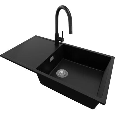 Évier Ibiza 900 Supreme XXL Noir de Primagran - Design Minimaliste - Publicité Évier Ibiza 900 Supreme XXL Noir de Primagran - Design Minimaliste - Publicité