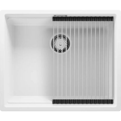 Primagran Prague 60 Level XXL - 56x47 cm - blanc - 1-bol Kitchen sink - Publicité Primagran Prague 60 Level XXL - 56x47 cm - blanc - 1-bol Kitchen sink - Publicité