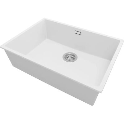 Évier de Cuisine London 70 Slim XXL de Primagran - Blanc Minimaliste - Publicité Évier de Cuisine London 70 Slim XXL de Primagran - Blanc Minimaliste - Publicité