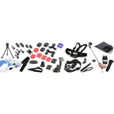 Zestaw akcesoriów Xrec do GoPro - Montaże i Dodatki Zestaw akcesoriów Xrec do GoPro - Montaże i Dodatki