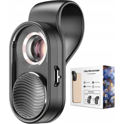 Apexel 100x Digitalmikroskop mit Filterlinse für Smartphone Apexel 100x Digitalmikroskop mit Filterlinse für Smartphone