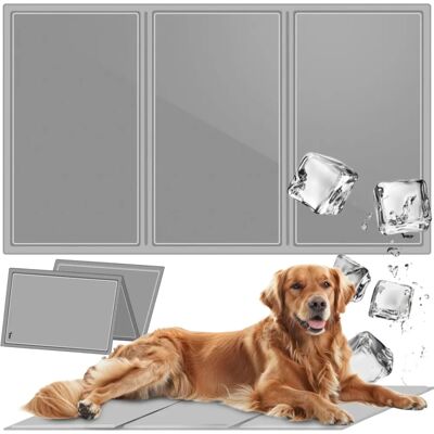Tapis rafraîchissant PURLOV XL pour animaux - Automatique, Réutilisable, Imperméable - Publicité Tapis rafraîchissant PURLOV XL pour animaux - Automatique, Réutilisable, Imperméable - Publicité