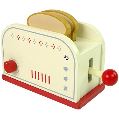 Lean Toys Holz-Toaster-Set - Rollenspiel Küchenzubehör Lean Toys Holz-Toaster-Set - Rollenspiel Küchenzubehör