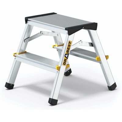 Drabest - Pro Aluminium-Doppelleiter - 2x2 Stufen - 150 kg - Žebřík Drabest - Pro Aluminium-Doppelleiter - 2x2 Stufen - 150 kg - Žebřík