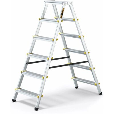 TRITOOLS - TR16274 - hliník - 6 stupňů - Step ladder TRITOOLS - TR16274 - hliník - 6 stupňů - Step ladder