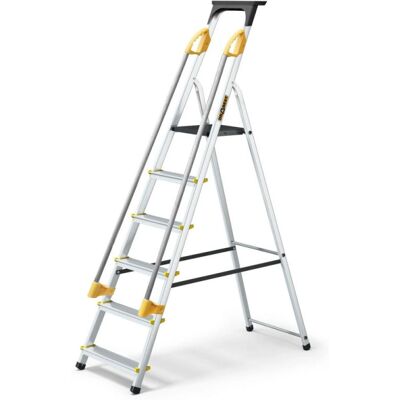 Drabest - Scalette Serie Pro - Hliník - 6 stupňů - Žebřík Drabest - Scalette Serie Pro - Hliník - 6 stupňů - Žebřík