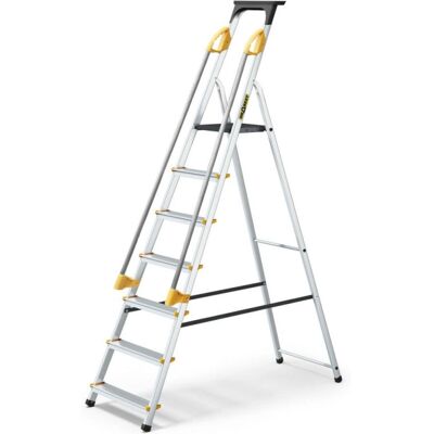 Drabest - Pro - 7 stupňů - se zábradlím - Žebřík Drabest - Pro - 7 stupňů - se zábradlím - Žebřík