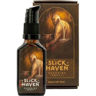 Olej do brody Slickhaven - Naturalny, 30ml Olej do brody Slickhaven - Naturalny, 30ml
