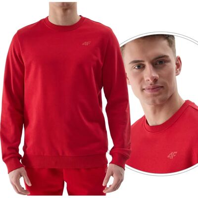4F M1181-61S Męska sportowa bluza bez kaptura - Bluza 4F M1181-61S Męska sportowa bluza bez kaptura - Bluza