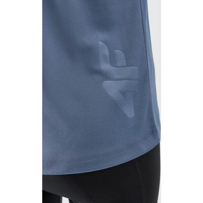 Tricou de ciclism pentru femei albastru 4F - Uscare rapidă Tricou de ciclism pentru femei albastru 4F - Uscare rapidă