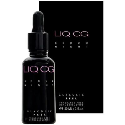 Liqpharm LIQ CG Serum Night 7% Glycolic PEEL - Serum na noc z glikolowym Liqpharm LIQ CG Serum Night 7% Glycolic PEEL - Serum na noc z glikolowym