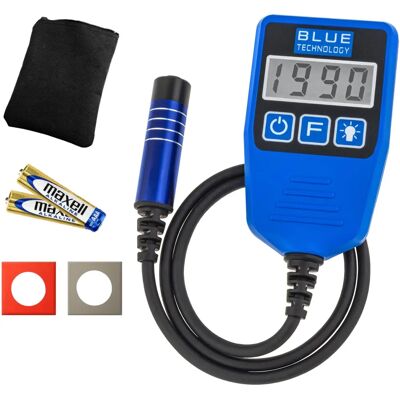 Jauge de épaisseur de peinture Blue Technology DX-13-S-AL - Auto, Acier, Aluminium - Publicité Jauge de épaisseur de peinture Blue Technology DX-13-S-AL - Auto, Acier, Aluminium - Publicité