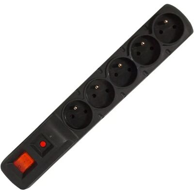 HSK F5 Steckerleiste - 5 Steckdosen, Überspannungsschutz, 3m Kabel HSK F5 Steckerleiste - 5 Steckdosen, Überspannungsschutz, 3m Kabel