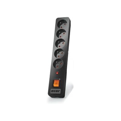 ACAR X5 Mehrfachsteckdose 5m, 5 Steckdosen, Innen, Schwarz ACAR X5 Mehrfachsteckdose 5m, 5 Steckdosen, Innen, Schwarz